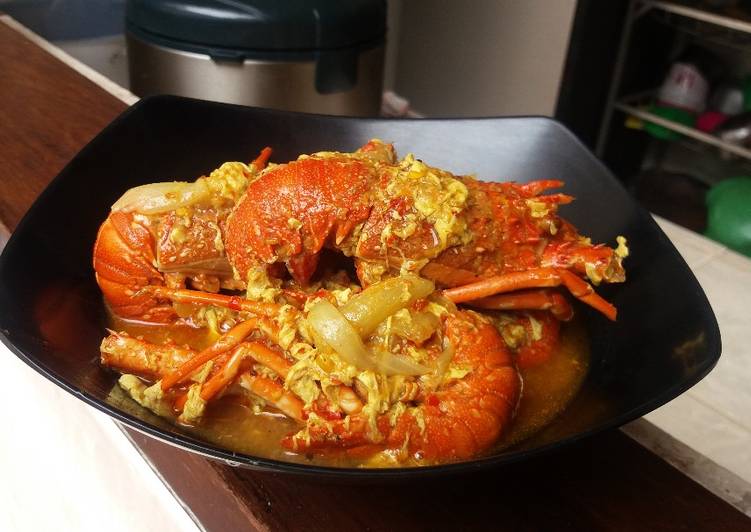 Resep Lobster saos padang enyakkk, Lezat