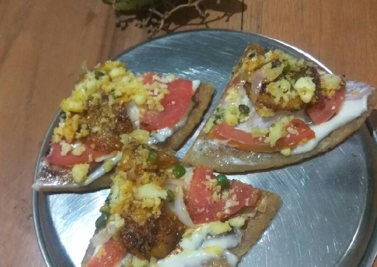 Recipe of Appetizing Rotizza - Roti + Pizza | Quick Recipe For Dinner