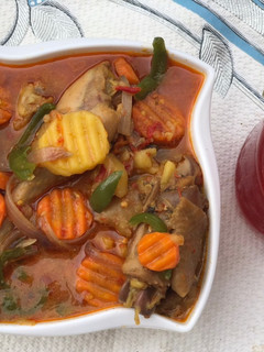 A picture of Chicken pepper soup.