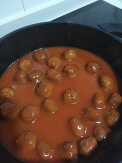 Una foto de Albóndigas en salsa de tomate