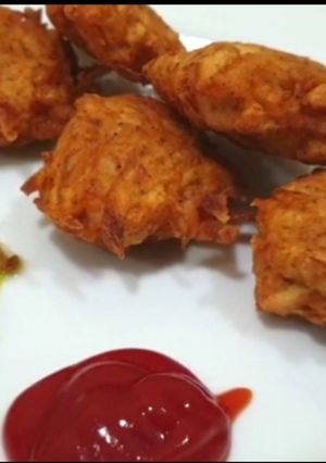 A picture of Potato chicken Laccha pakoda Recipe.