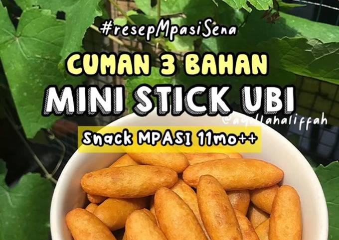 simple mini stick ubi-snack mpasi 11bulan++ #resepmpasisena - resepenakbgt.com