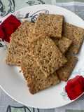 Crackers de semillas saludables