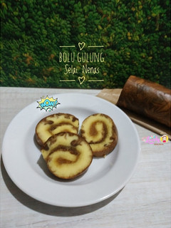 Foto resep 18. Bolu Gulung Selai Nenas