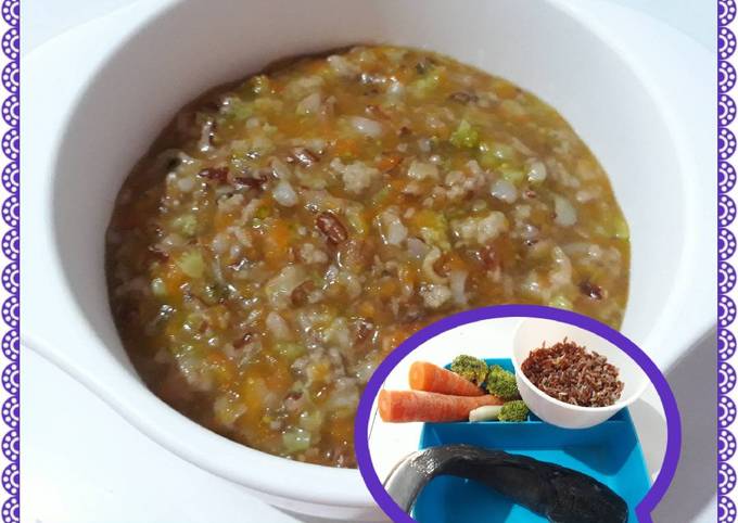 Resep Bubur Tim Ikan Lele Brokoli Wortel - MPASI, Lezat