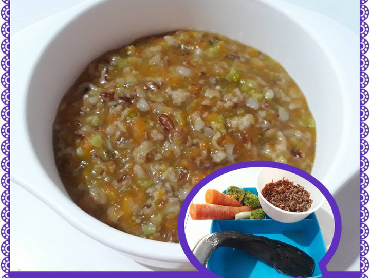 Resep Bubur Tim Ikan Lele Brokoli Wortel - MPASI, Lezat
