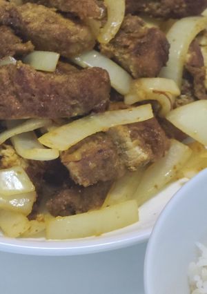 中東式洋蔥豬排 的食譜成品照片