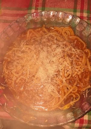 Una foto de Guiso de fideos spaghetti