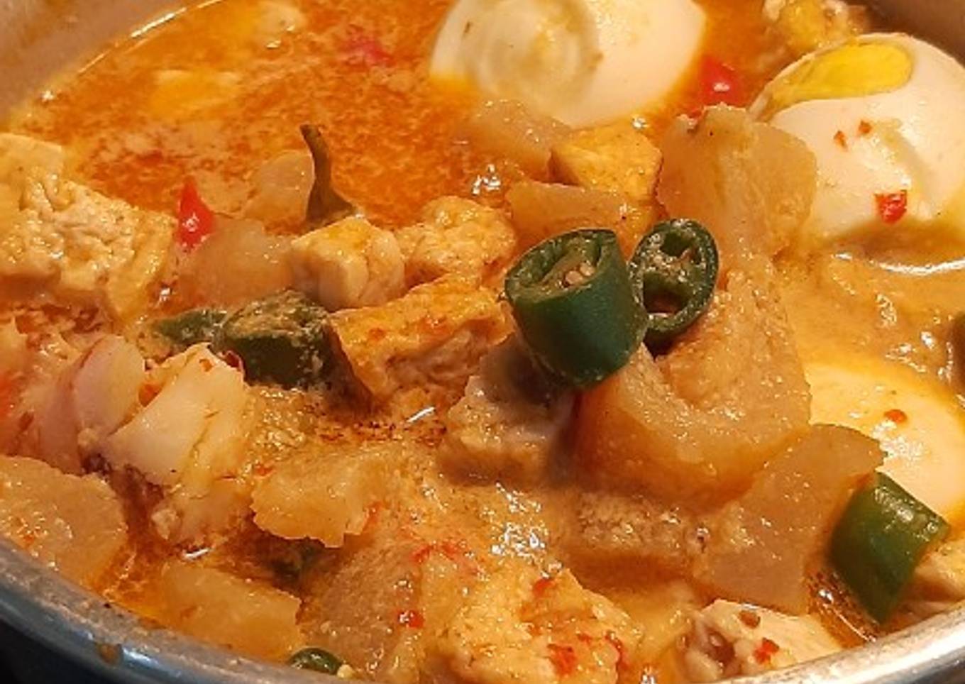 Sambel Gorek Krecek 3T (Telur,Tahu,Tempe)
