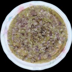 A picture of Moong sprouts onion dosa.