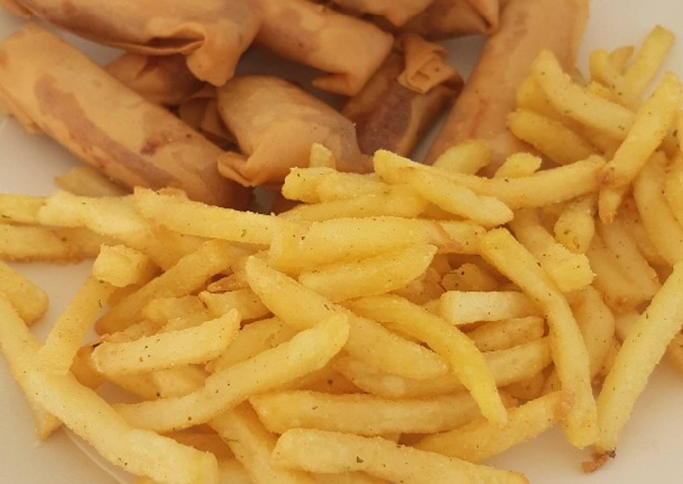 Simple Platter : Cheese roll & BBQ Fries
