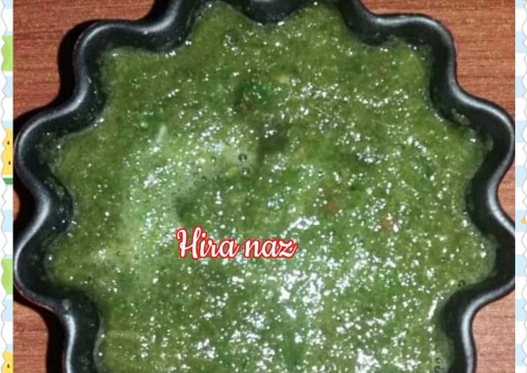 Steps to Make Any-night-of-the-week GREEN CHUTNEY  Simple