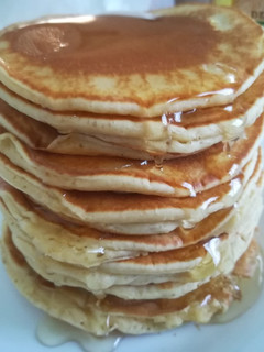 Una foto de Tortitas americanas con sirope de agave
