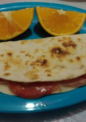 Una foto de Sincronizadas casi pizza