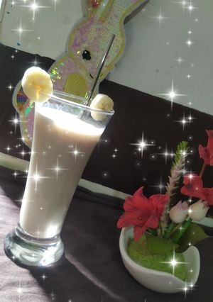 عکسی از دستور 🥛شیر 🍌موز🍌 مخصوص 🥂