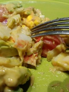 Una foto de Ensalada colorida