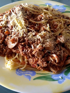 Una foto de Vermicelli Bolognesa