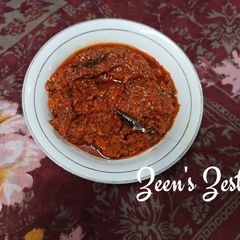 A picture of Hyderabadi Baghar Wali Chutney.