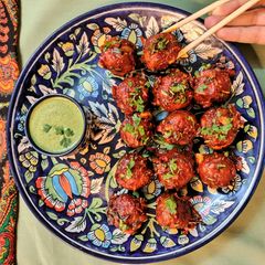 Dry Manchurian balls A picture of Dry Manchurian balls.