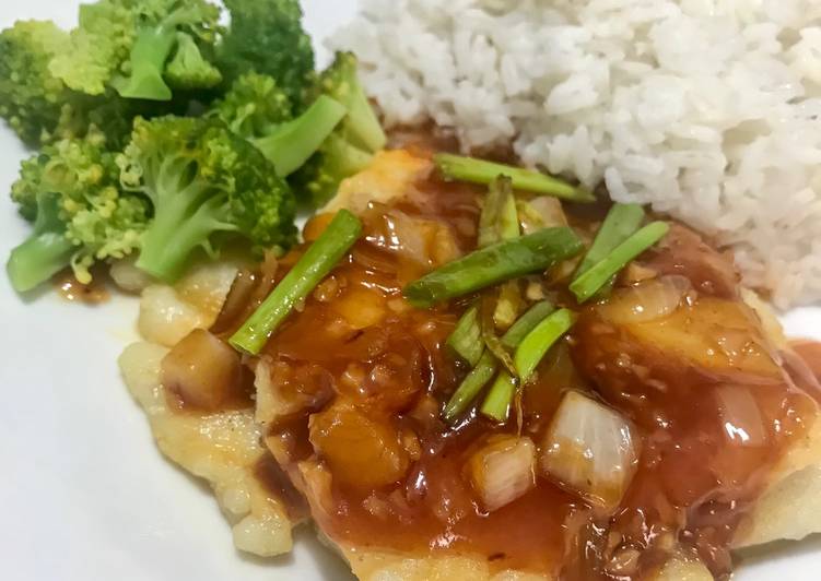 Pan Fried Dory with Oriental Sauce