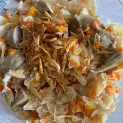A picture of Cah kembang tahu bakso.