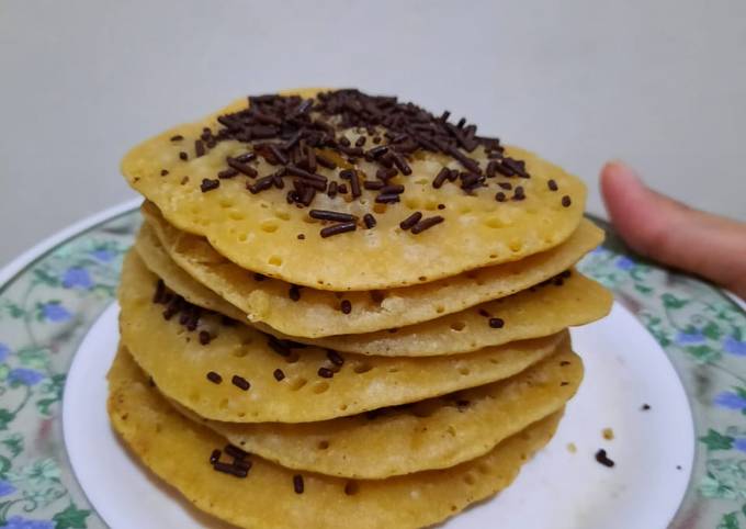 Cara Masakan Resep Pancake Teflon Eggless