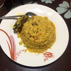Coconut rice🥥 A picture of Coconut rice🥥.
