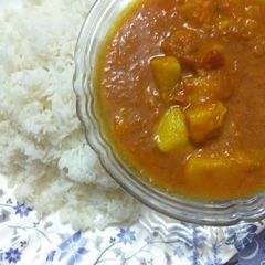 A picture of Quick Aloo curry.
