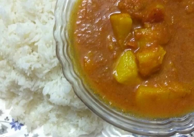 Saturday Fresh Quick Aloo curry