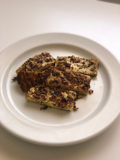 Una foto de Tofu marinado de Soja