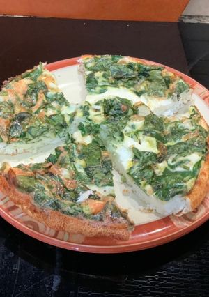A picture of Spinach and Feta Egg White Frittata.