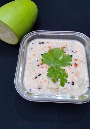 लौकी का रायता (Lauki ka raita recipe in Hindi) रेसिपी मुख्य फोटो