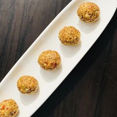 Dry Fruit Laddoo | Without Sugar & oil | Healthy recipe A picture of Dry Fruit Laddoo | Without Sugar & oil | Healthy recipe.
