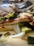 Merlan et asperges poirés