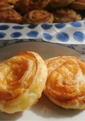 Laktózmentes Sajtos-sonkás csiga recept fotója