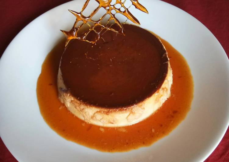 Chhena Pudding With Caramel