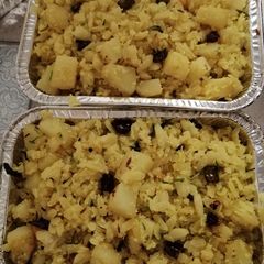 Poha batata A picture of Poha batata.