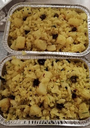 A picture of Poha batata.