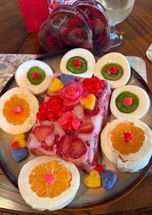 Hình của món Gelatin fruits.