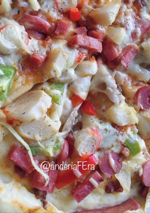 Foto resep Pizza Hutt homemade