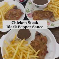 รูปของ 35. Chicken Steak Blackpapper Sauce