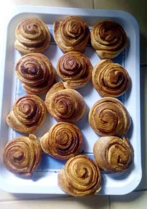 A picture of Cinnamon rolls.