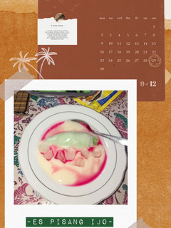 Foto resep Es Pisang Ijo