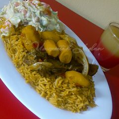 A picture of Senegalese rice with a twist.
