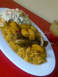 A picture of Senegalese rice with a twist.