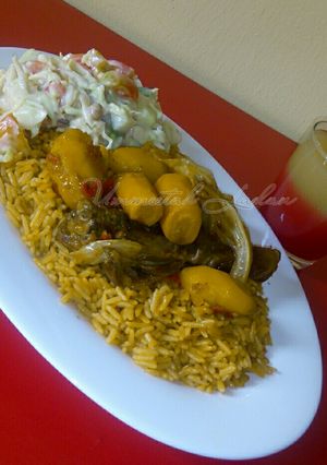 A picture of Senegalese rice with a twist.