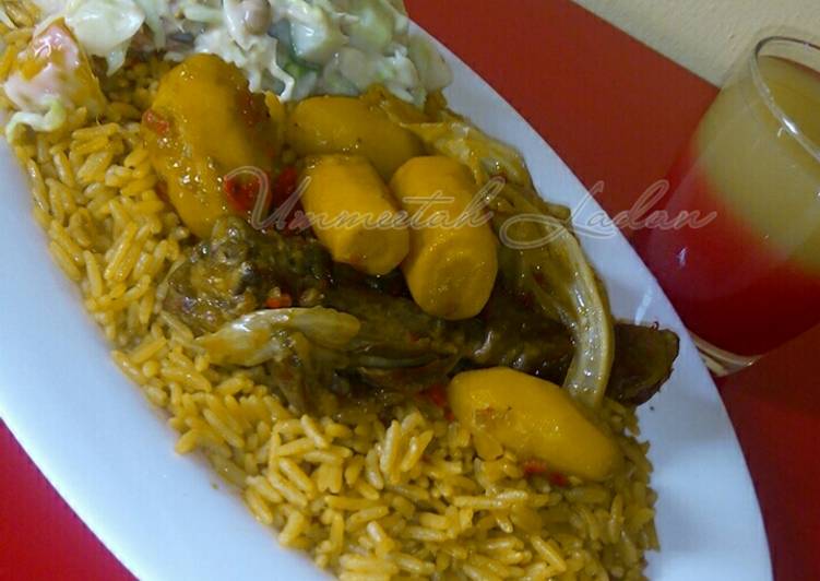 Recipe of Super Quick Homemade Senegalese rice with a twist