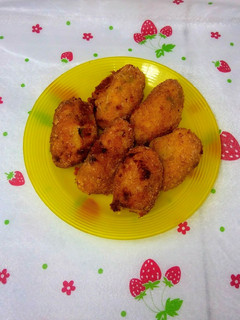 Foto resep Kroket nasi ayam jusay (keju- sayur)