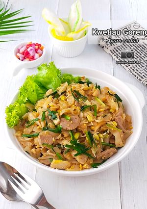 Foto resep Kwetiau Goreng Ayam pedas