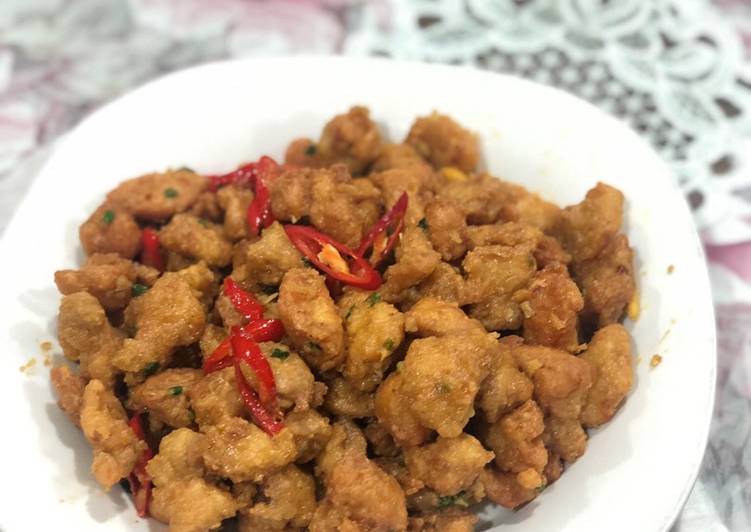 Cara Gampang Menyiapkan Chicken Salted Egg, Menggugah Selera